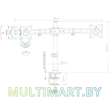 Кронштейн Arm Media LCD-T42 картинка 2